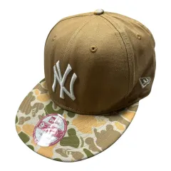 (即日発送) NEW ERA ニューエラ カモフラージュ ニューヨークヤンキース スナップバック 帽子