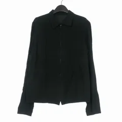 ワイズフォーメン Y's for men ヨウジヤマモト ニット切替 バンブージャケット ブルゾン 長袖 4 ブラック 黒 MX-Y01-901のサムネイル