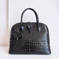 JRA クロコダイル パッチワーク ハンドバッグ グリーン 日本製 - メルカリ