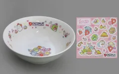 【中古】グッズセット 集合(2025年) ボウル(陶磁器製)+オリジナルシール 「すみっコぐらし×ピザーラ」 スペシャルパック有償特典のサムネイル