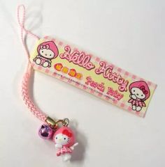 サンリオ ハローキティ 福島 ピーチフェアリー ストラップ 根付 2003年