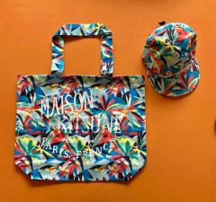 完売品Maison Kitsune メゾンキツネ トラベル ボストン バッグ - メルカリ