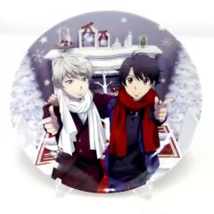 [중고]접시·찻잔(캐릭터) 카이즈카 이나호&스레인·트로이야드 크리스마스 플레이트 [ALDNOAH.ZERO-알드노아·제로-] 2015년 한정 크리스마스 케이크 특전