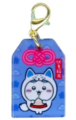 【中古】キーホルダー ハチワレ 「ちいかわ なんか小さくてかわいいやつ 稲荷なみんなのトレーディングお守りアクリルチャーム」 ちいかわもぐもぐ本舗限定