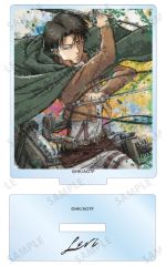 [중고] 아크릴 스탠드 아크릴 패널 리바이 [진격의 거인 트레이딩 grunge CANVAS 아크릴 스탠드]