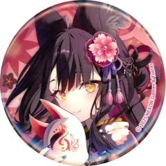 [중고] 배지 핀스 여우 사카와카모 캔 배지 [블루 아카이브 ~이토우루하시☆단풍 가을의 교토 여행!~]
