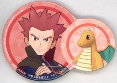 [Used] Badge/Pin: Lance & Dragonite Pokémon & Trainer Can Badge Vol. 2 "Pokémon Masters EX"