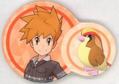 [Used] Badge/Pin: Green & Pidgeot Pokemon & Trainer Pin Badge Vol. 2 "Pokemon Masters EX"