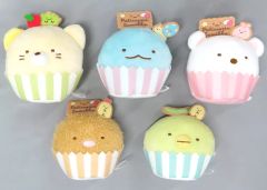 [중고] 열쇠 고리 총 5 종 세트 컵 케이크 마스코트 [이치 반 쿠지 스미코 쿠라시 ~ 스미코의 스위트 타임 ~] D 상