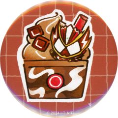 [중고] 배지·핀즈 가면 라이더 발렌(플래페 커스텀) [하피크로! 가면 라이더 가브 과자 데포르메 캔 배지]