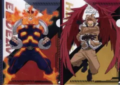 【中古】クリアファイル エンデヴァー＆ホークス A4描き下ろしクリアファイルセット 【戦闘ver.】 「僕のヒーローアカデミア」