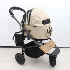 【美品】Air Buggy エアバギー for Dog フォードッグ ドーム ベージュ ペットカート ペット用品 Aランク 即日発送 ラクルペット館のサムネイル