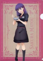 [중고] 클리어 파일 [단품] 마키리 벚꽃(나카 우유 유니폼 ver.) A4 클리어 파일 [극장판 Fate/stay night[Heaven's Feel]×나카 우]]