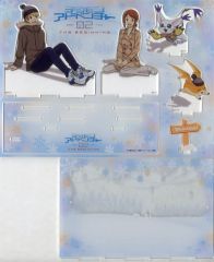 [중고] 아크릴 스탠드 아크릴 패널 타카이시 타케루 & 야가미 히카리 디오라마 아크릴 스탠드 [Blu-ray 디지몬 어드벤처 02 THE BEGINNING [호화판]] Amazon.co.jp 구입 특전