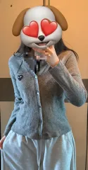 コム・デ・ギャルソン グレー カーディガンのサムネイル