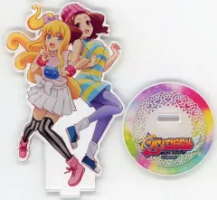 【中古】アクリルスタンド・アクリルパネル 優希＆千代理 お出かけ ver. アクリルフィギュア 「ツインエンジェル」