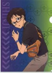 [중고] 클리어 파일 이카리 신지 A4 클리어 파일 [에반게리온 신극장판 xJINS] EVANGELION STORE WEB 한정 선주문 특전