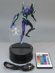 [중고] 아크릴 스탠드 아크릴 패널 에반게리온 초호기 모델 EVANGELION STORE 오리지널 일루미나 스탠드 [에반게리온 신극장판]