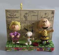 SNOOPY スヌーピーボトルキャップ フィギュア セット おうち型棚付