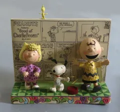【中古】置物・装飾品 スヌーピー＆チャーリー＆サリー＆ウッドストック Happy Dance figurine(置物) 「PEANUTS(SNOOPY)」