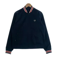 FRED PERRY フレッドペリー Tennis Bomber Jacket テニス ボンバージャケット ネイビー J6154 Size Lのサムネイル