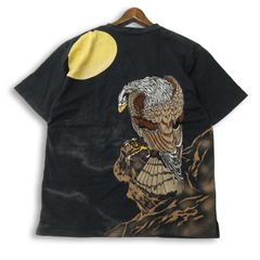 USA製⭐︎タイダイ柄 鷲 鳥 ヴィンテージTシャツ ビッグロゴ オーバー