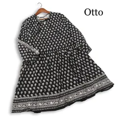 Otto オットー 春夏★ 花柄 総柄 チュニック ワンピース 大きいサイズ Sz.LL レディースのサムネイル