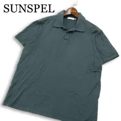 英国製★ SUNSPEL サンスペル 春夏★ 半袖 コットン ポロシャツ Sz.M メンズのサムネイル