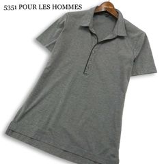 5351 POUR LES HOMMES スキッパーポロシャツ グレー - メルカリ