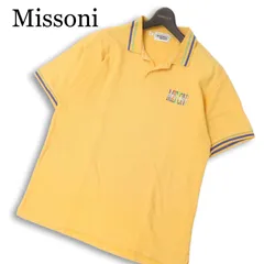 Missoni SPORT ミッソーニ スポーツ 春夏★ 半袖 鹿の子 ロゴ刺繍 ポロシャツ 大きいサイズ Sz.LL メンズのサムネイル
