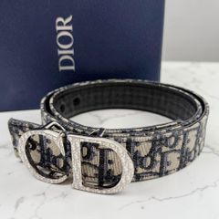 ⭐️美品⭐️クリスチャンディオール ベルト オブリーク ジャカード S