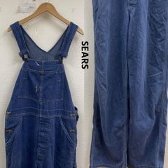 60s 美品 シアーズ Sears デニム オーバーオール ヴィンテージ - メルカリ