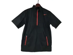 【中古ゴルフウェア】ナイキ 半袖ブルゾン M