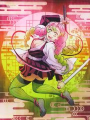 [중고] 태피스트리 甘露寺 蜜璃 B2 태피스트리 [귀멸의 칼날 대장장이의 사토편] AnimeJapan 2022 상품