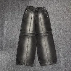 イウガマーカラス ロング ジッパー デニム パンツ (size2)のサムネイル