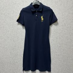 C998 美品 超ロング ポロラルフローレン カシミヤ100 ニットワンピース