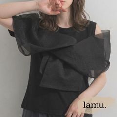 ahcahcum あちゃちゅむ 天竺 チュールパフ Tee - メルカリ