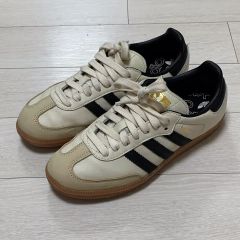 adidas SAMBA スニーカー ホワイト ブラック 26.5cm ZA01 - メルカリ