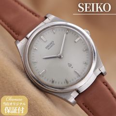 セイコー 7321-5540 SEIKO QUARTZ クォーツ スクエア 角型 レザー