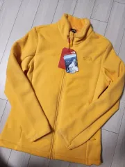 タグ 新品) THE NORTH FACE ザノースフェイス レディース フィッツロイ フリース イエロー ジャケット サイズ90 Mのサムネイル