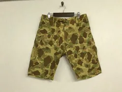 本物アーバンリサーチドアーズURBANRESEARCHDOORSコットンイージーカモフラ迷彩柄ハーフショートパンツミリタリーワークサーフアメカジビジネススーツゴルフストリートスケーターメンズカーキ36Sのサムネイル