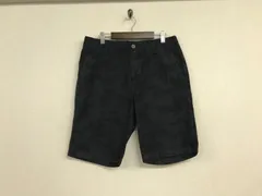 本物カルバンクラインCalvinKleinコットン柄ハーフショートパンツミリタリーワークサーフアメカジビジネススーツゴルフストリートスケーターメンズグレー30M