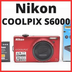 デジカメ Nikon COOLPIX S6600 RED - メルカリ