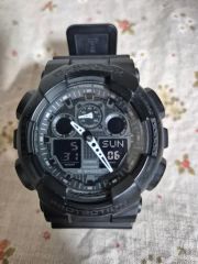 G-SHOCK GA-100BBN-1AJF ミリタリーブラックコーデュラバンド - メルカリ