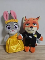 ズートピア CGV ぬいぐるみ キーホルダー ニック ジュディ セット