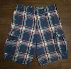 A BATHING APE ラブジェネチェック柄 カーゴショートパンツ XL - メルカリ