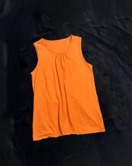 PLEATS PLEASE ISSEY MIYAKE 半袖 トップス オレンジ - メルカリ