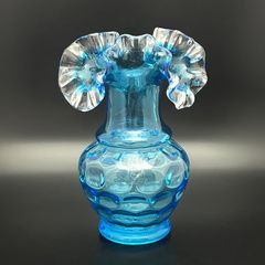フェントン Fenton ブルーオパールセント ホブネイル ミニフラワー