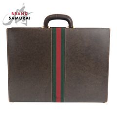 希少 GUCCI(グッチ) シェリー アタッシュケースシェリー/スエード