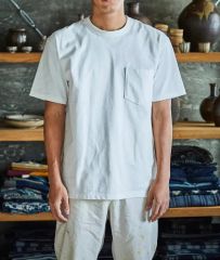 wiss.Key］カーゴポケットTシャツ/M/2枚セット（白、ダークグリーン 